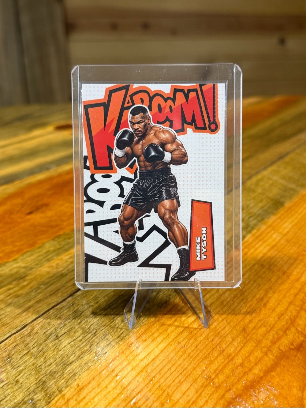 Mike Tyson Kaboom! Custom Boxing Trading Card